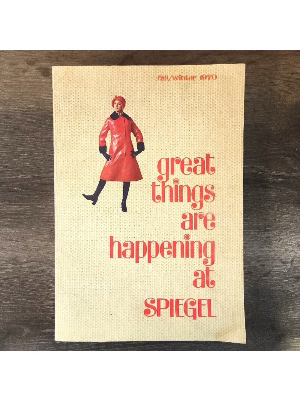 Spiegel 1970 Fall /Winter Fashion Vintage Catalog Home Decor Kitchen 70's Retro